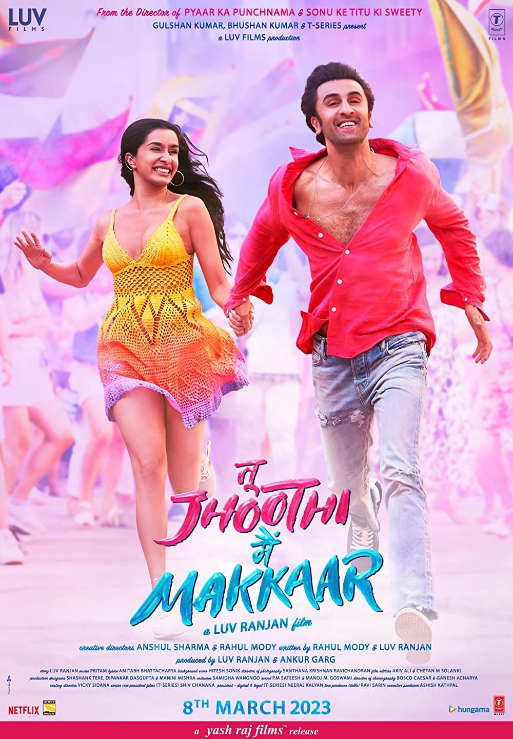 poster of Tu Jhoothi Main Makkaar (2023) Hindi HDRip