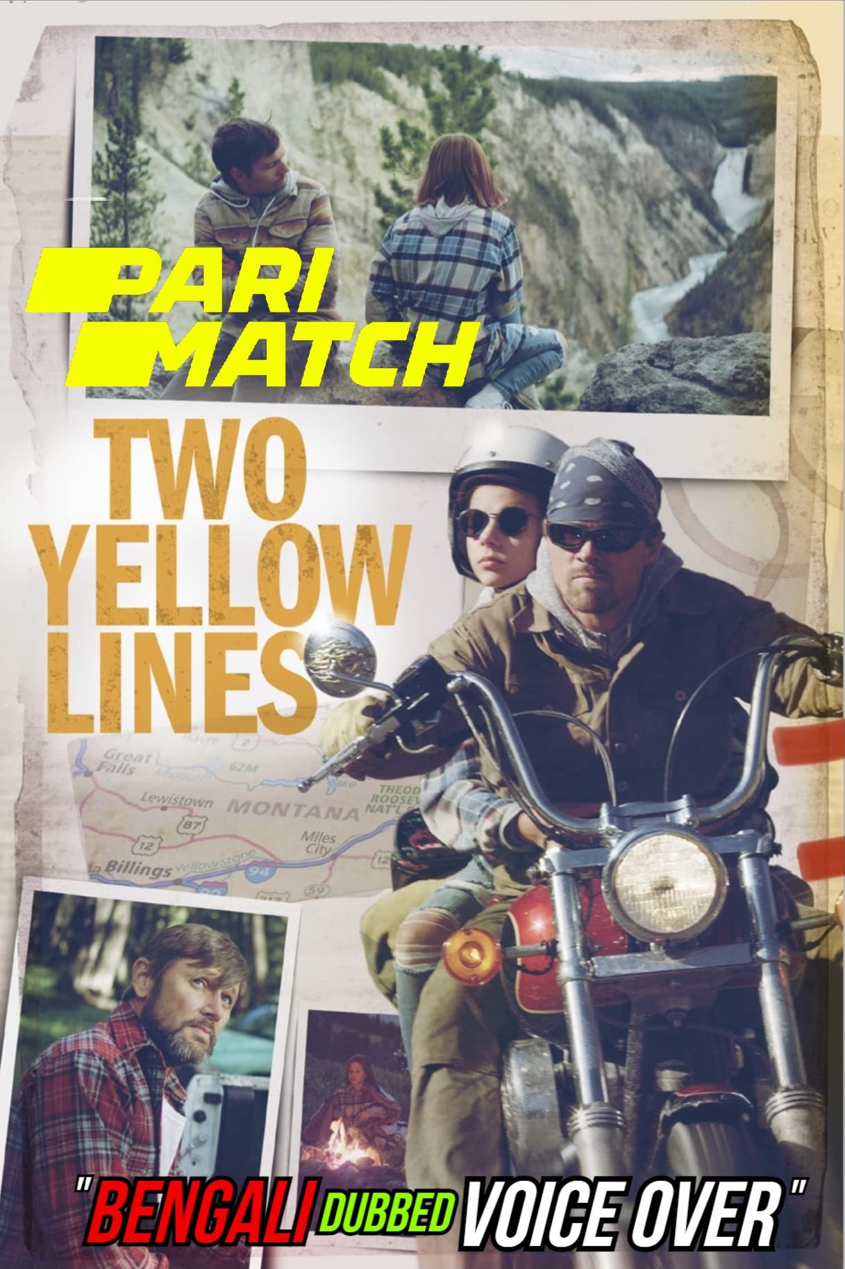 poster of Two Yellow Lines (2020) Bengali (Voice Over) Dubbed WEBRip