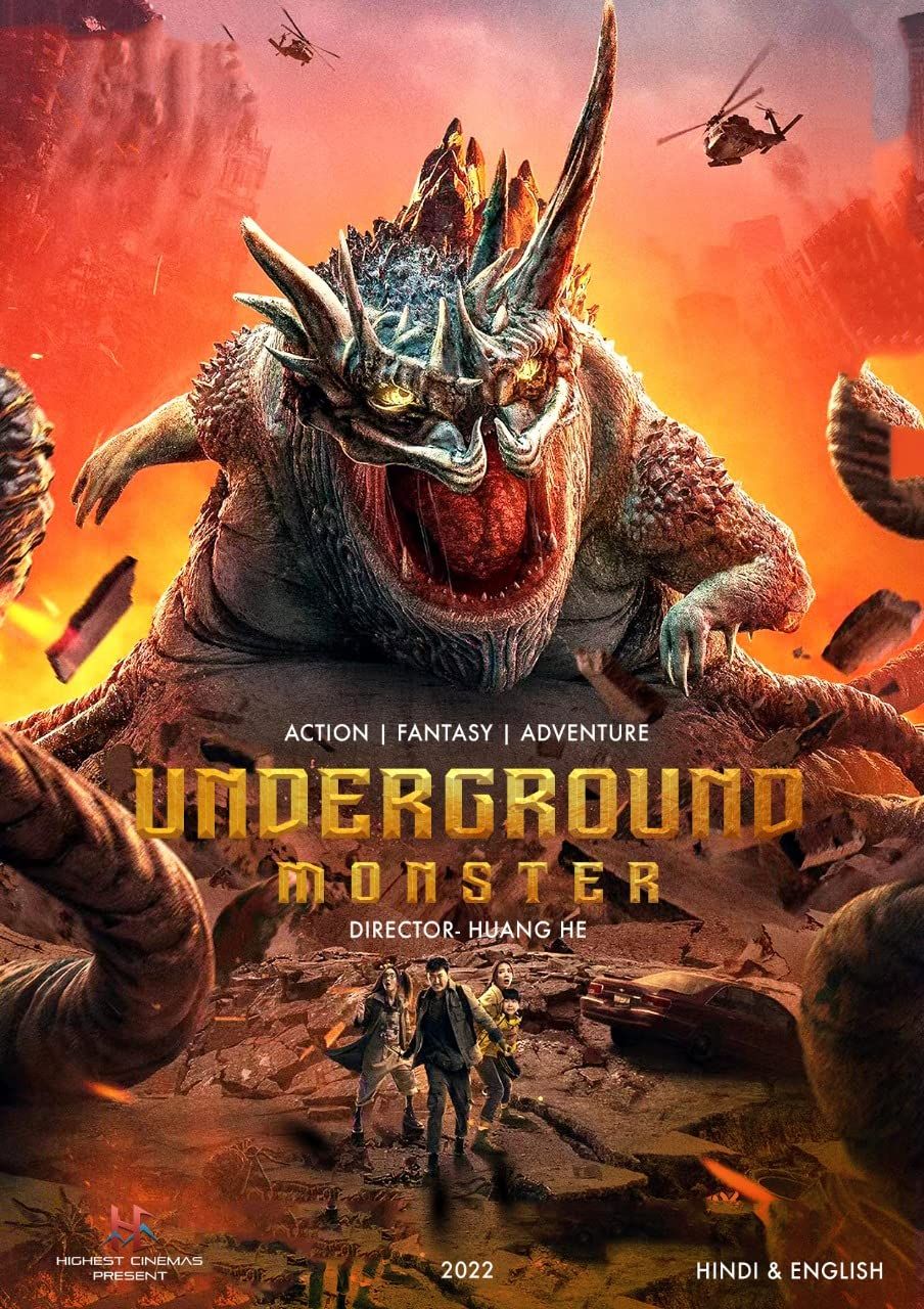 poster of Underground Monster (2022) Hindi Dubbed HDRip