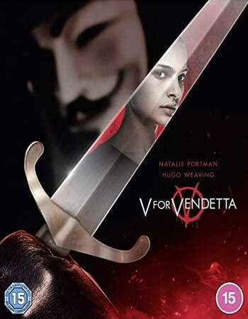 poster of V for Vendetta (2005) Hindi Dubbed ORG BluRay