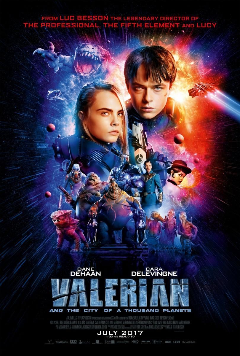 poster of Valerian and the City of a Thousand Planets (2017) Hindi ORG Dubbed BluRay