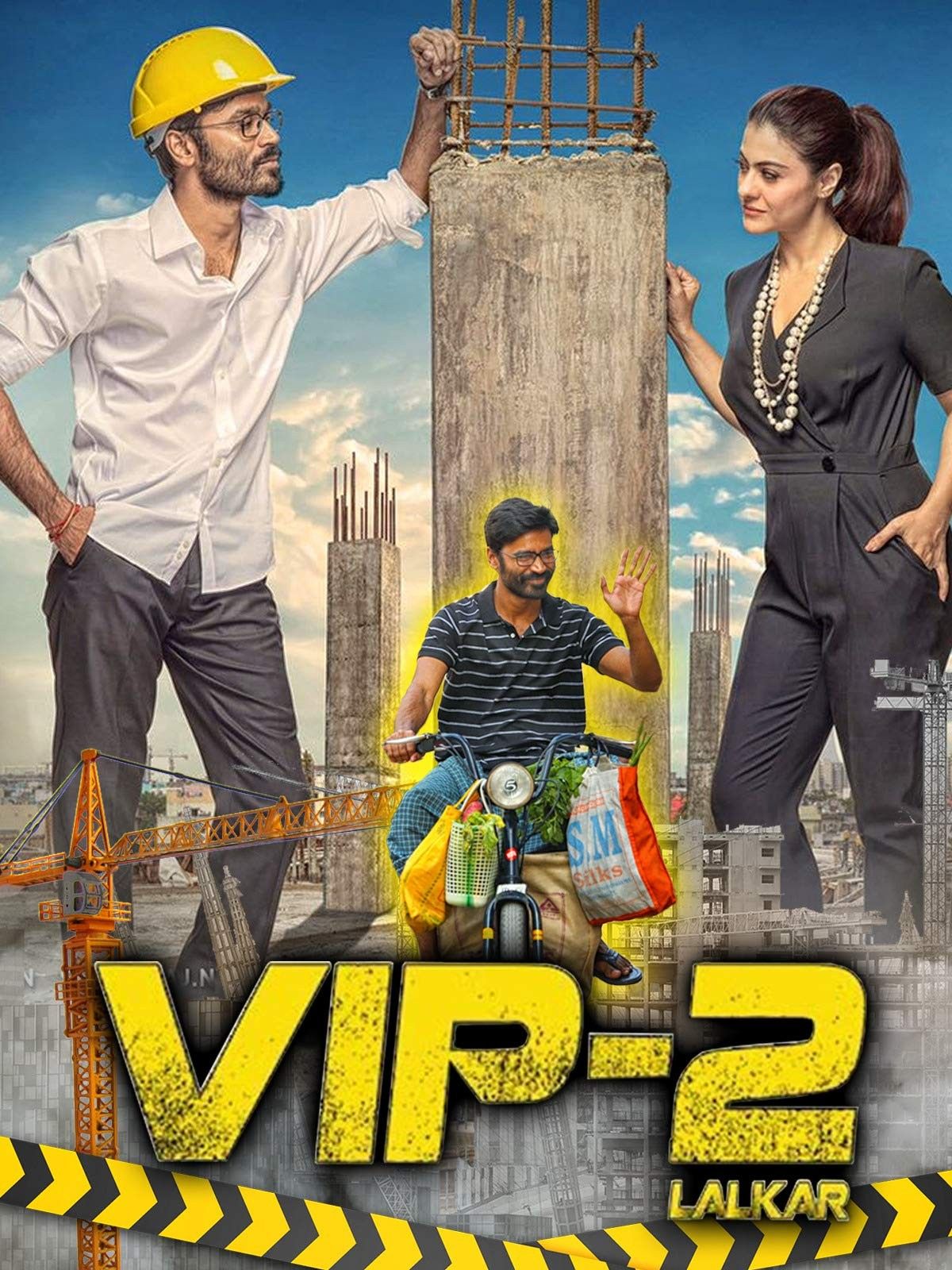 poster of Velaiilla Pattadhari 2 (VIP 2 Lalkar) 2017 Hindi Dubbed HDRip