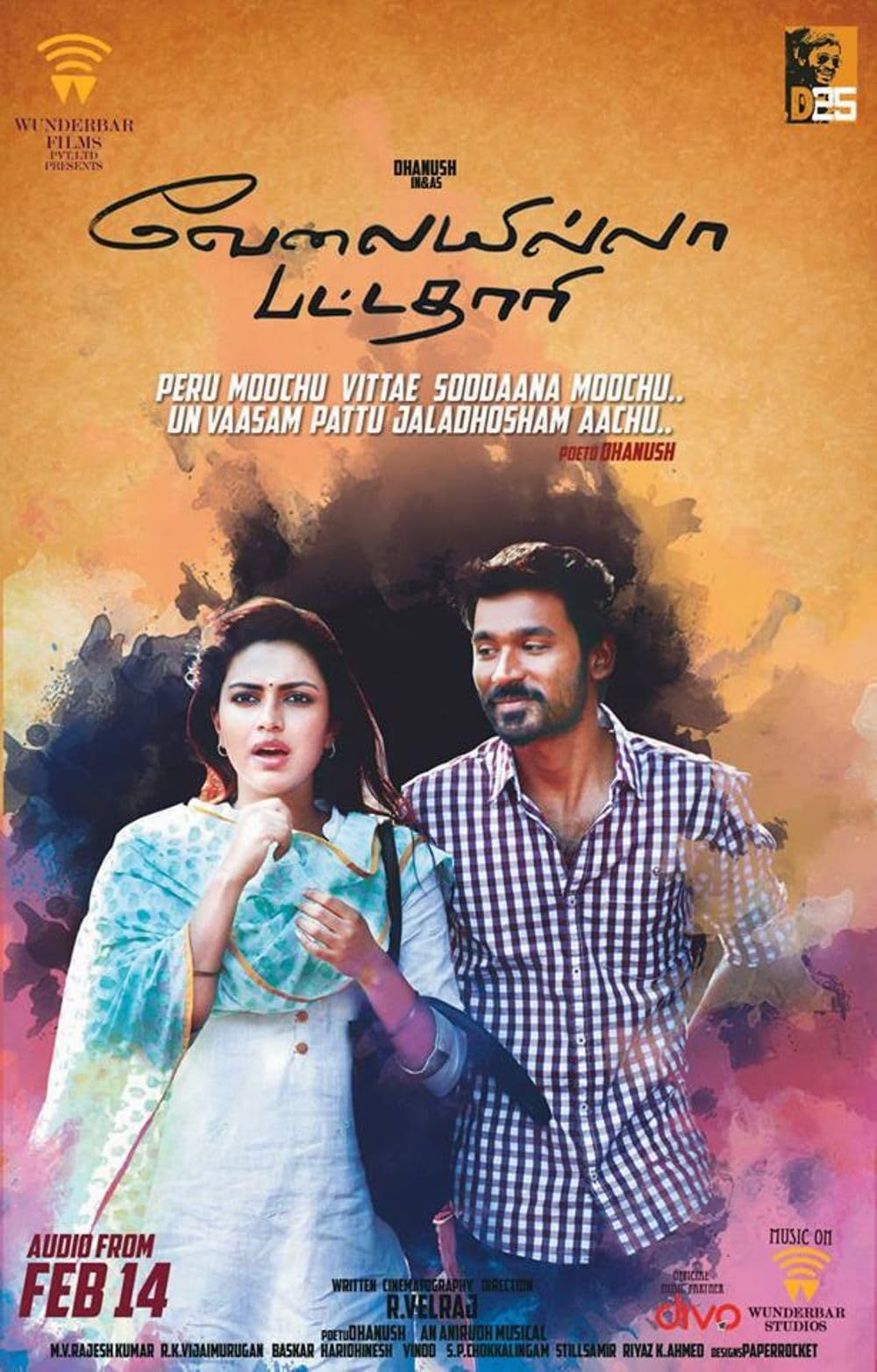 poster of Velaiyilla Pattathari (VIP) 2014 UNCUT Hindi Dubbed