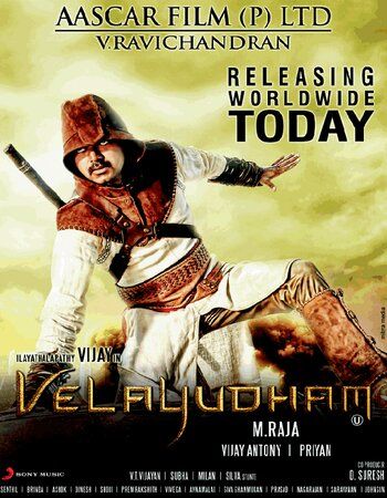 poster of Velayudham (2011) Hindi Dubbed HDRip