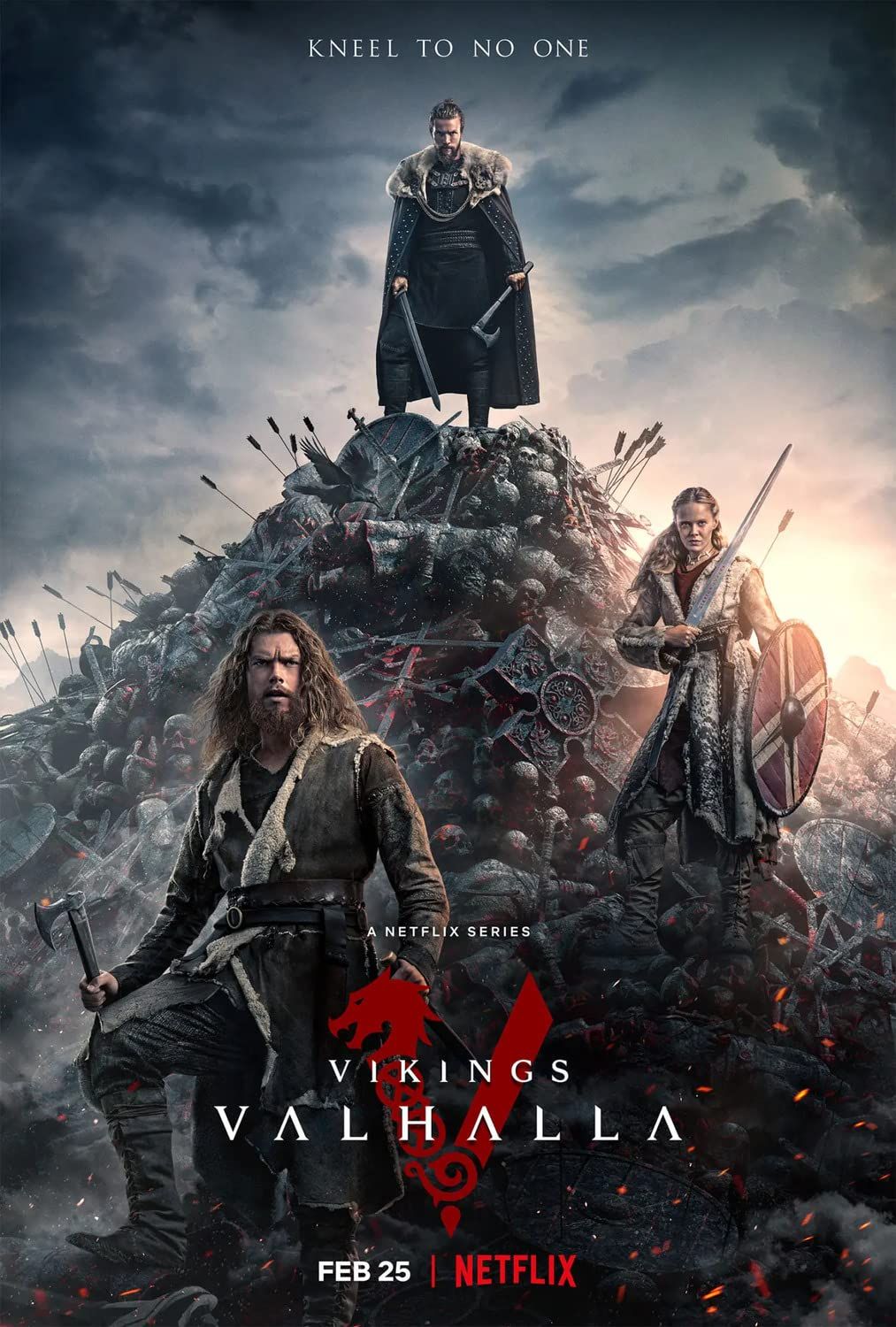 poster of Vikings Valhalla (2022) Season 1 Hindi Dubbed Complete Series HDRip