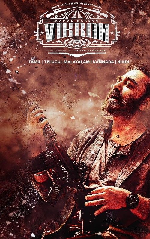 poster of Vikram (2022) Hindi ORG Dubbed Movie