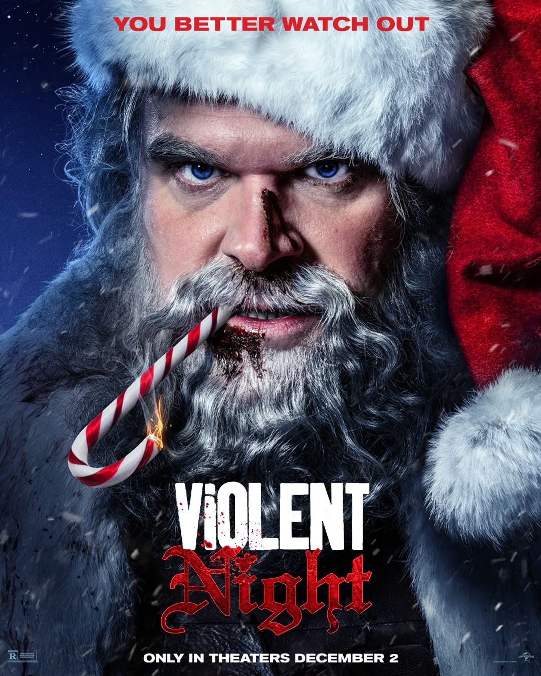 poster of Violent Night 2022 Hindi Dubbed (Unofficial) WEBRip