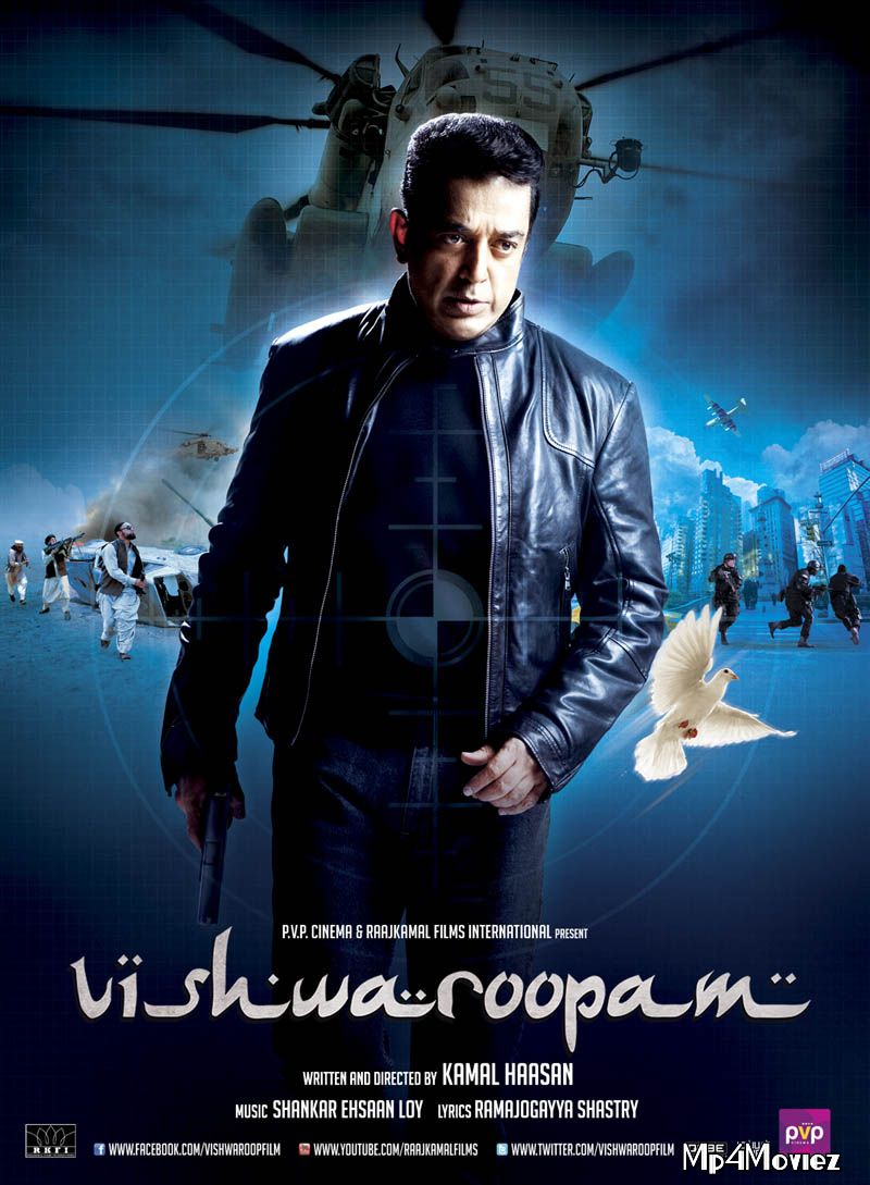 poster of Vishwaroopam 2013 Hindi Dubbed Movie