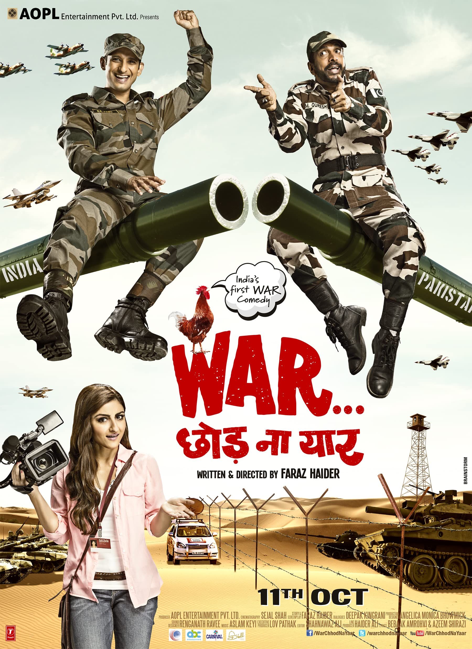 poster of War Chod Na Yaar (2013) Hindi HDRip