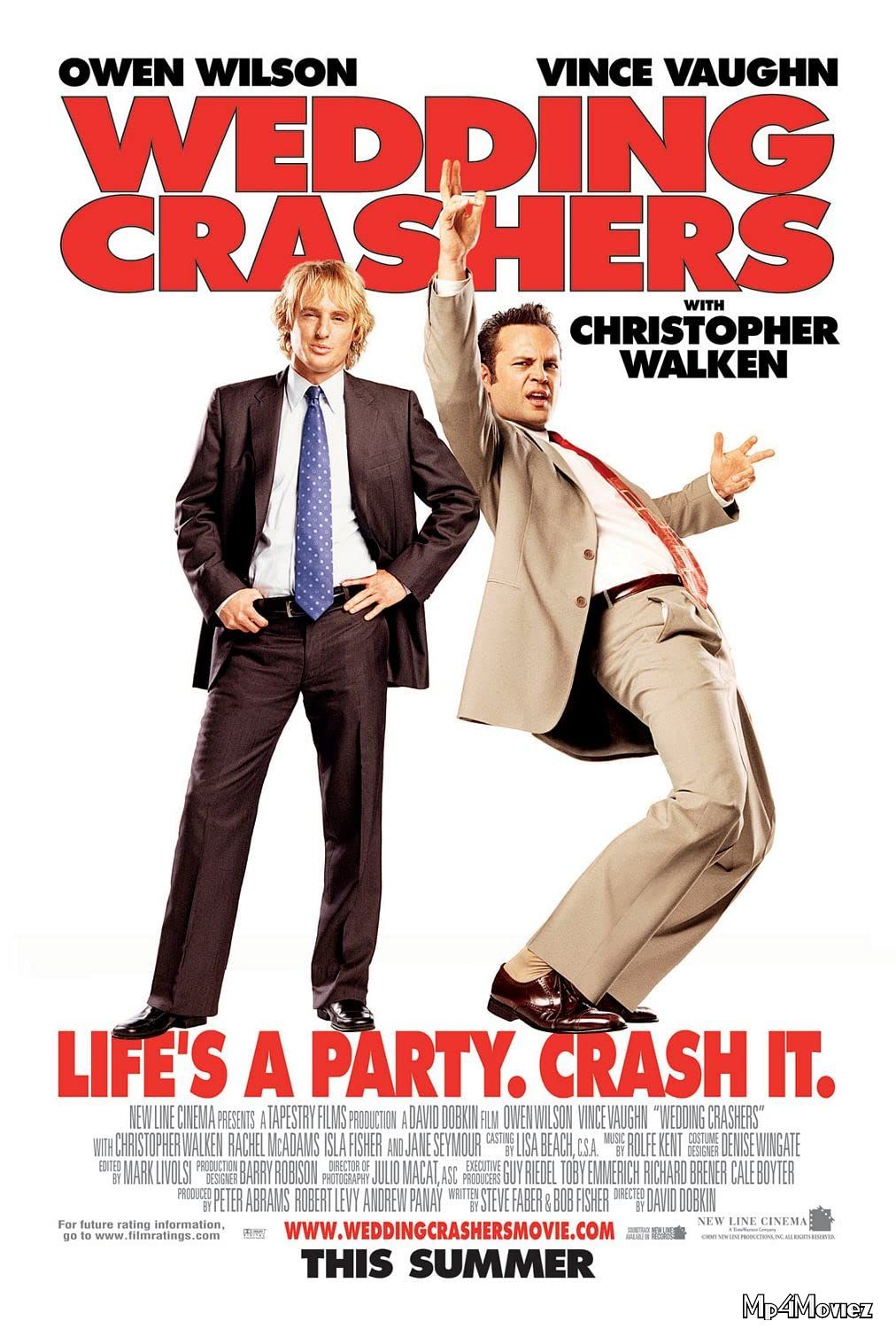 poster of Wedding Crashers 2005 Hindi Dubbed Full Movie