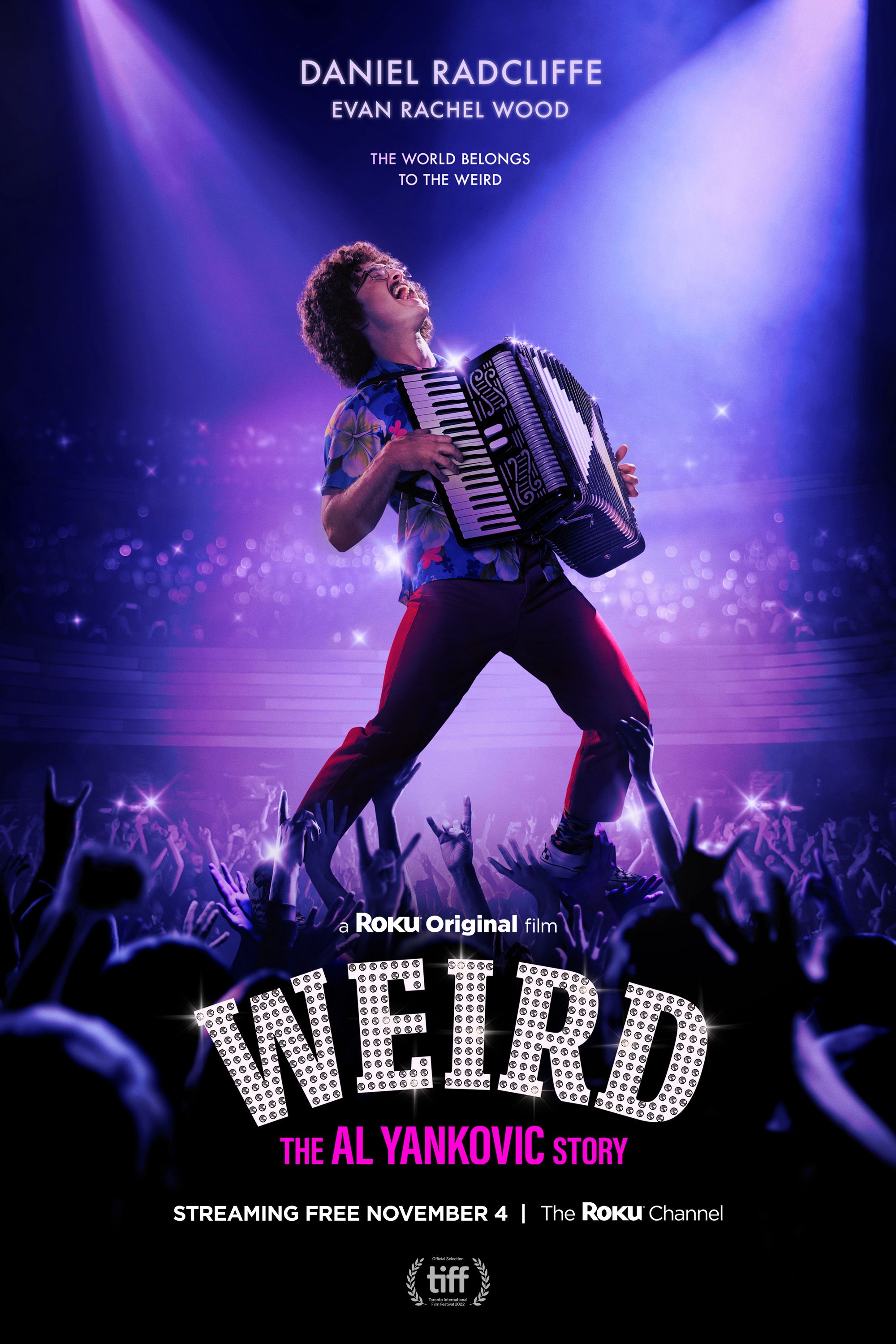 poster of Weird: The Al Yankovic Story (2022) Hindi Dubbed (Unofficial) WEBRip