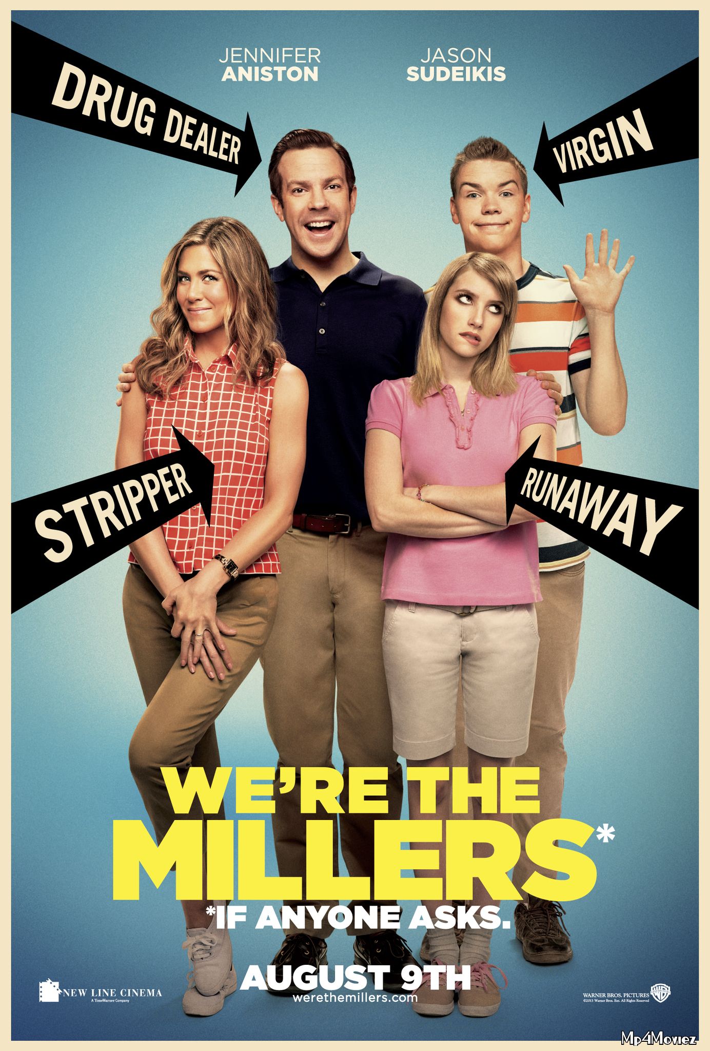 poster of Were the Millers 2013 EXTENDED Hindi Dubbed Movie