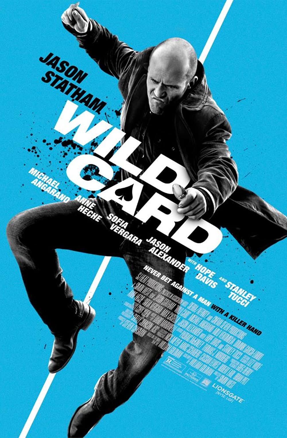 poster of Wild Card (2015) Hindi Dubbed BluRay