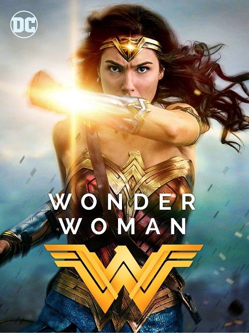 poster of Wonder Woman (2017) Hindi ORG Dubbed