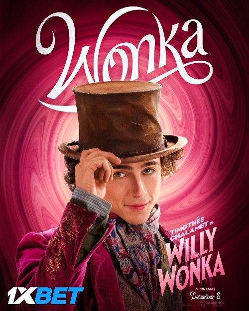 poster of Wonka (2023) Hindi HQ Dubbed Movie