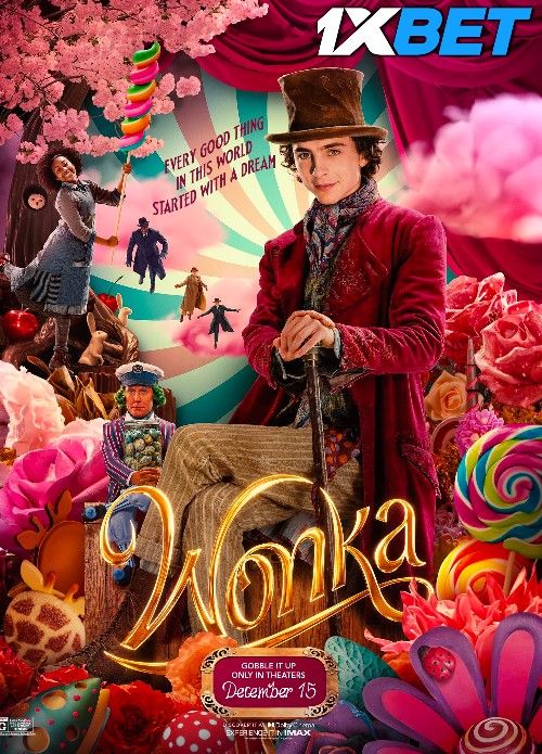 poster of Wonka (2023) Hollywood English Movie