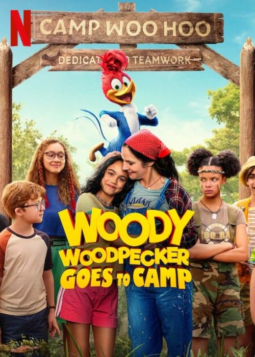 poster of Woody Woodpecker Goes to Camp (2024) ORG Hindi Dubbed Movie