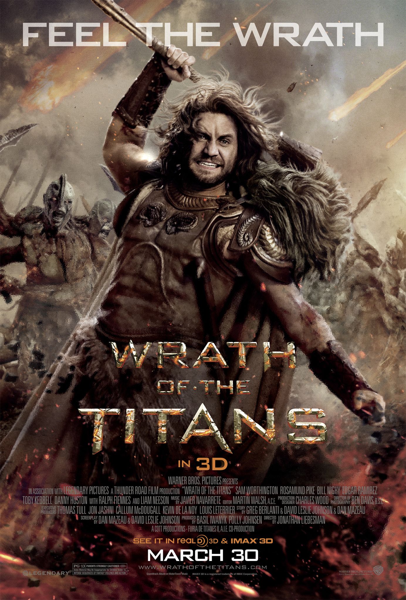 poster of Wrath of the Titans (2012) Hindi Dubbed BluRay