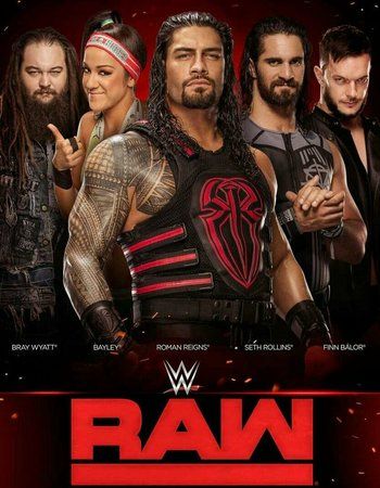 poster of WWE Monday Night Raw 10th Janauary (2021) HDTV