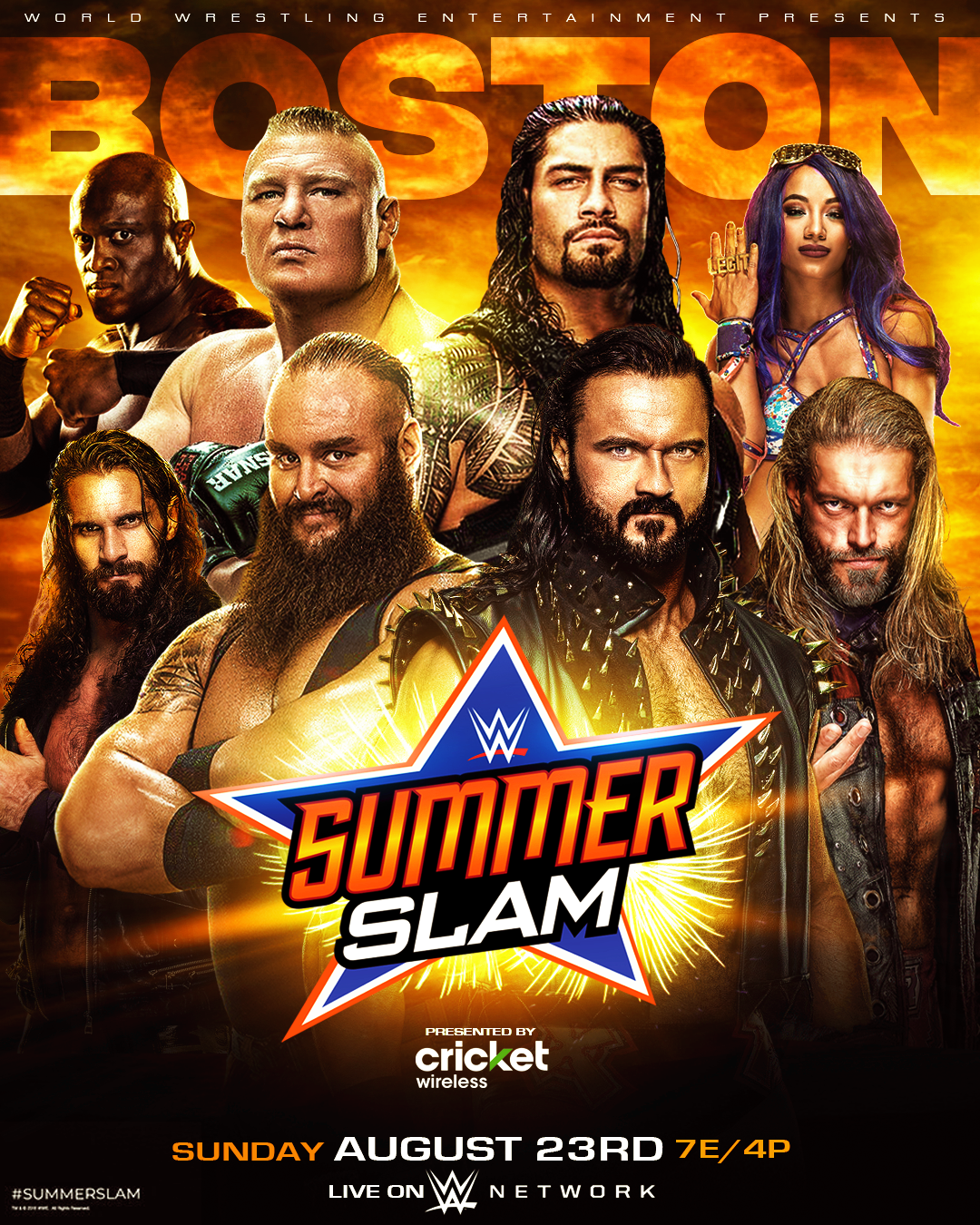 poster of WWE SummerSlam (2020) HDTV