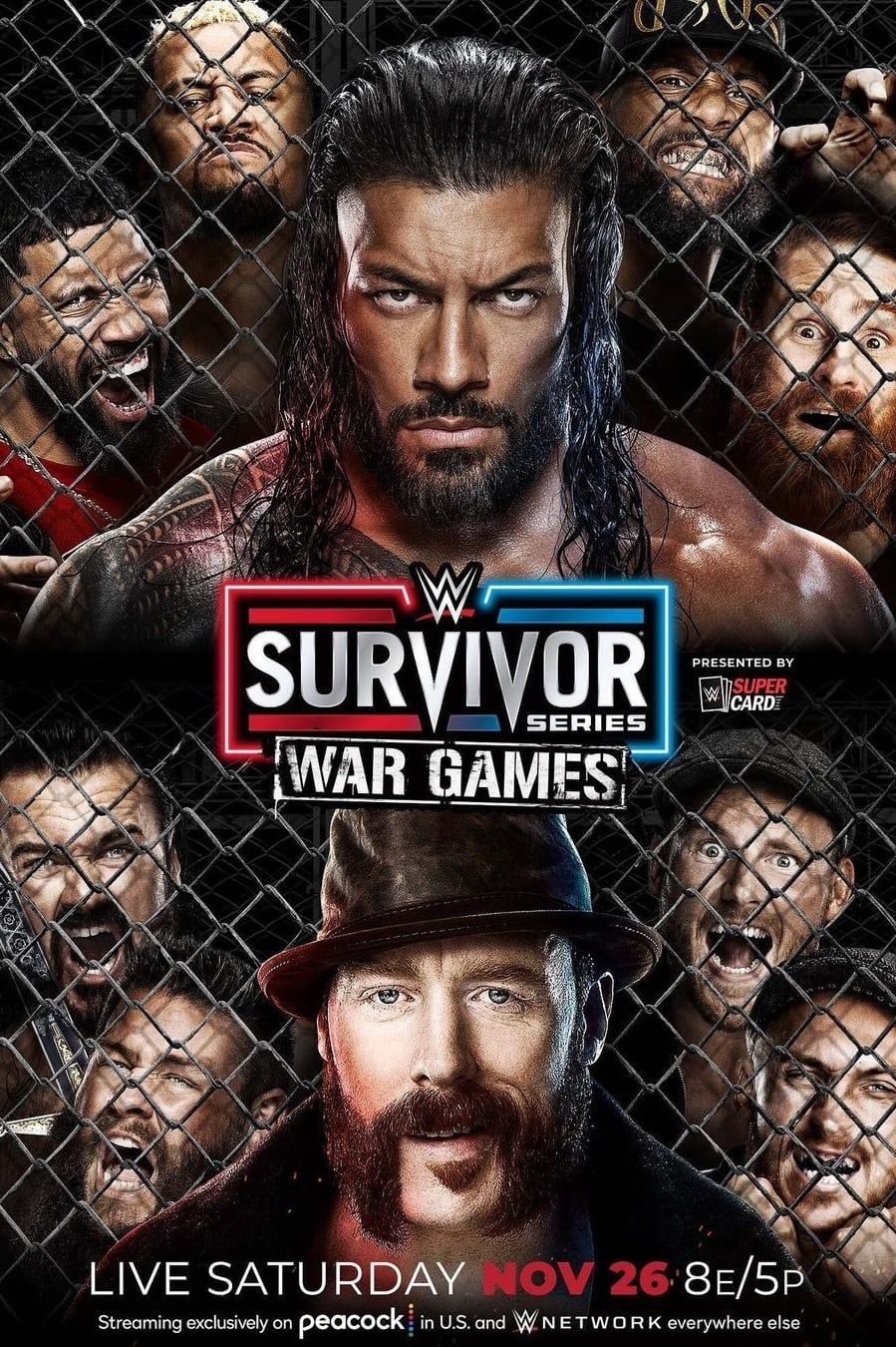 poster of WWE Survivor Series WarGames (2022) HDRip