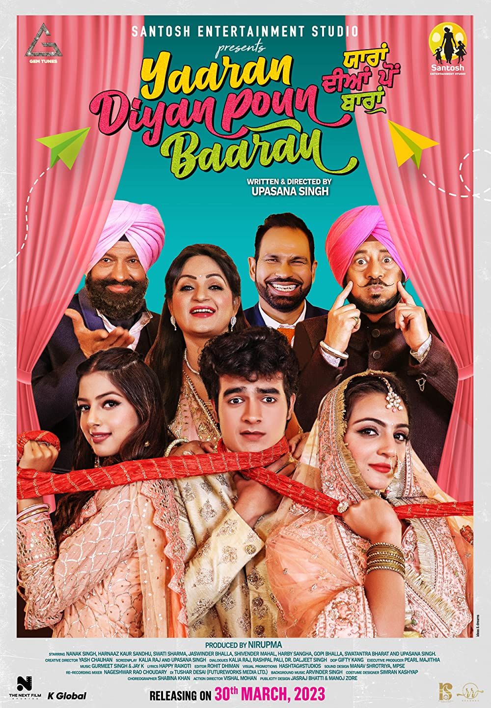 poster of Yaaran Diyan Poun Baaran (2023) Punjabi HDRip