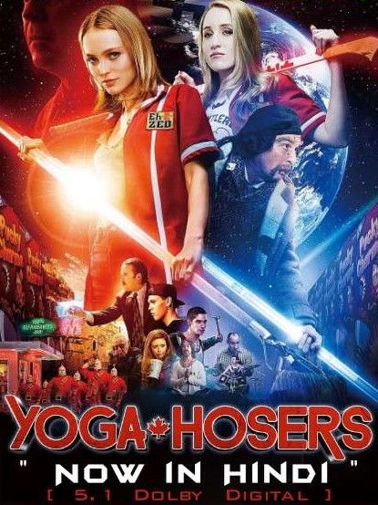 poster of Yoga Hosers (2016) Hindi Dubbed BluRay