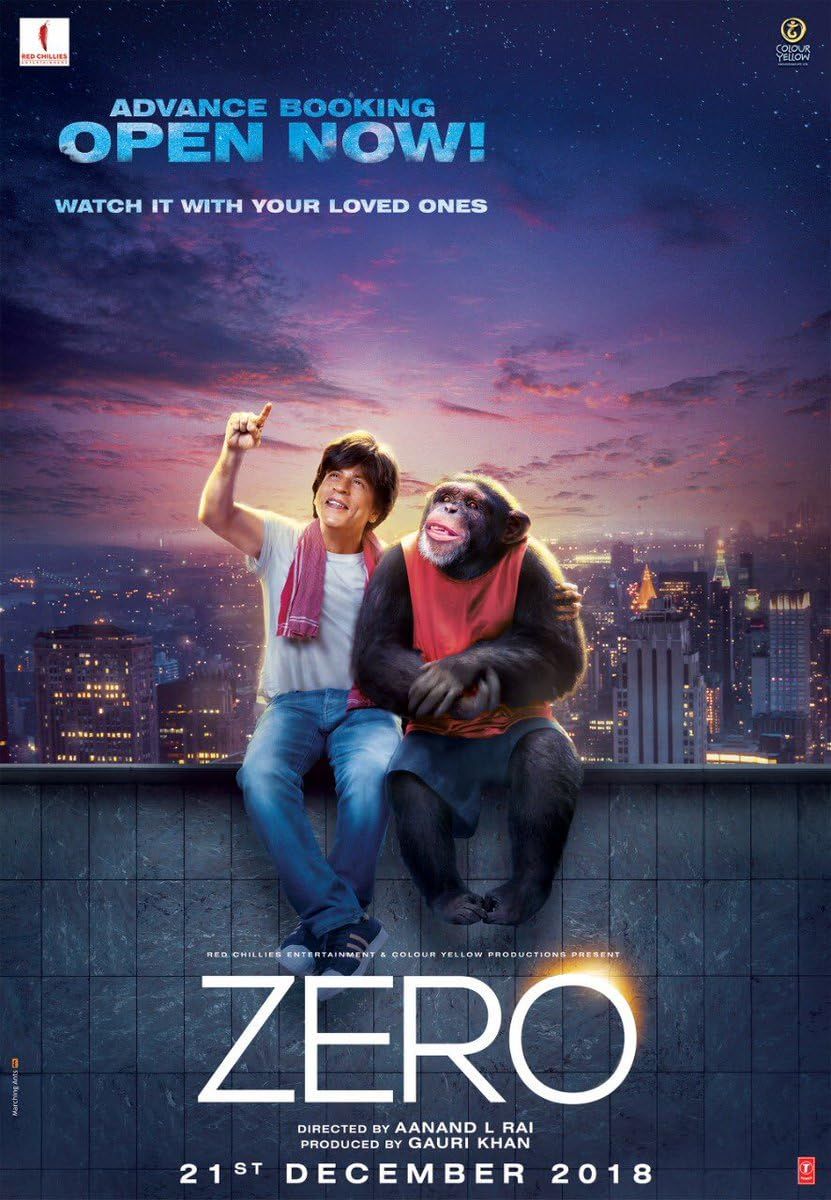 poster of Zero (2018) Hindi Movie