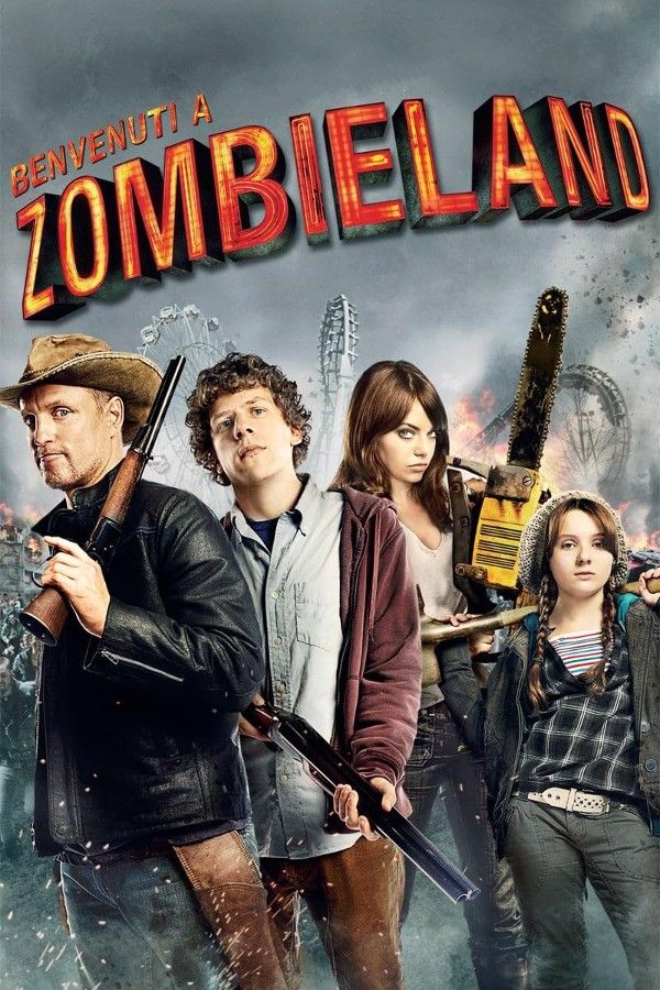 poster of Zombieland (2009) Hindi Dubbed