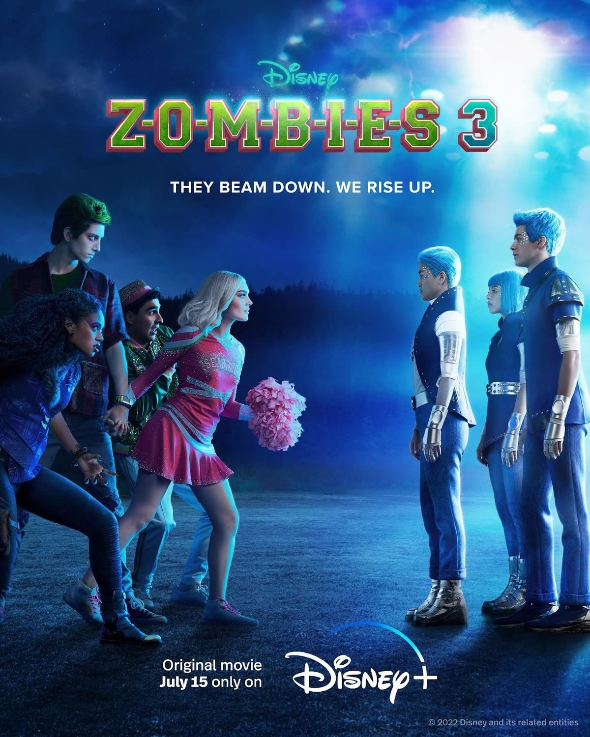 poster of Zombies 3 (2022) Hindi Dubbed (Unofficial) WEBRip